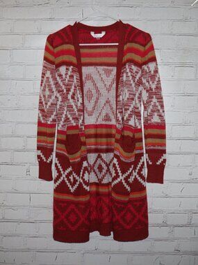 ❤️🧡🤍 No Boundaries Women’s Long Knit Cardigan · Size Small